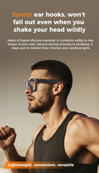 Thumbnail for Smart Camera Glasses M02Ultra: AI-Powered, WiFi, Navigation & Convenient Charging Case