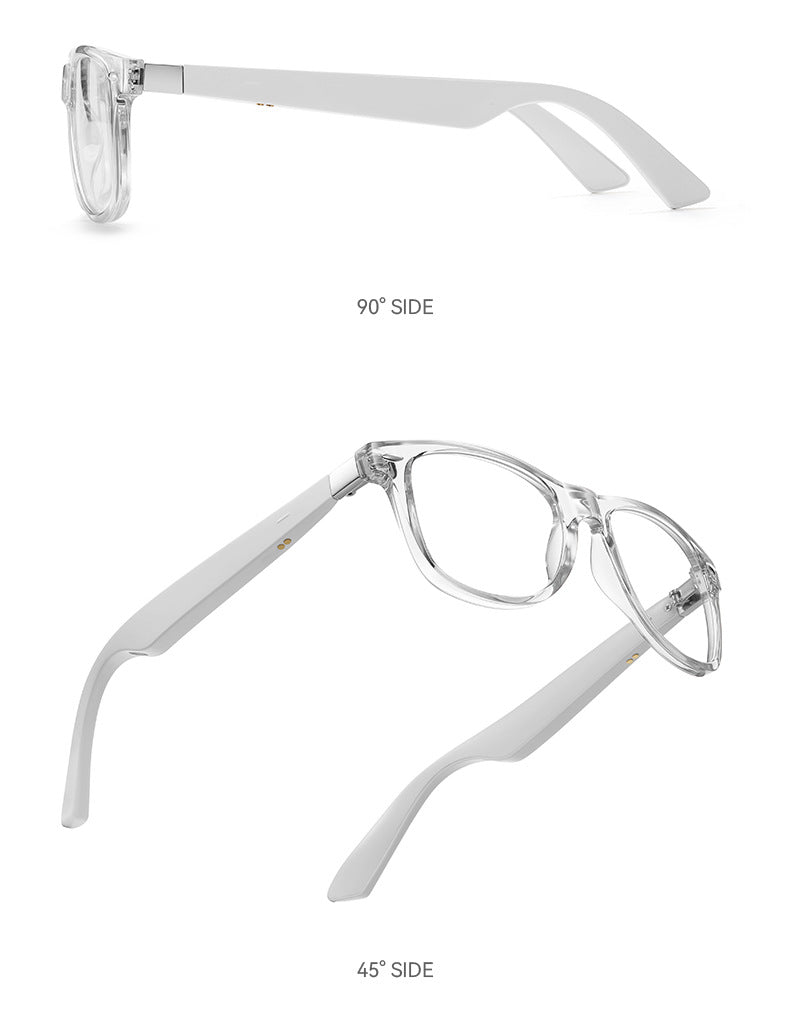 Stylish Women's Smart Glasses L3: Anti-Blue Light, Music, Voice Assistant & Easy Touch Control