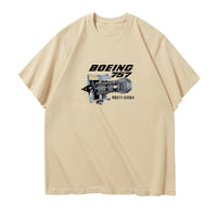 Thumbnail for Boeing 757 & Rolls Royce Engine (RB211) Designed Relax Fit T-Shirts