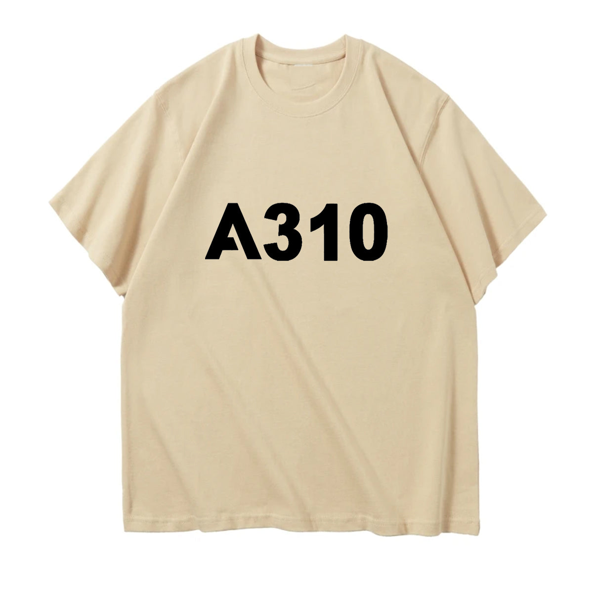 A310 Flat Text Designed Relax Fit T-Shirts