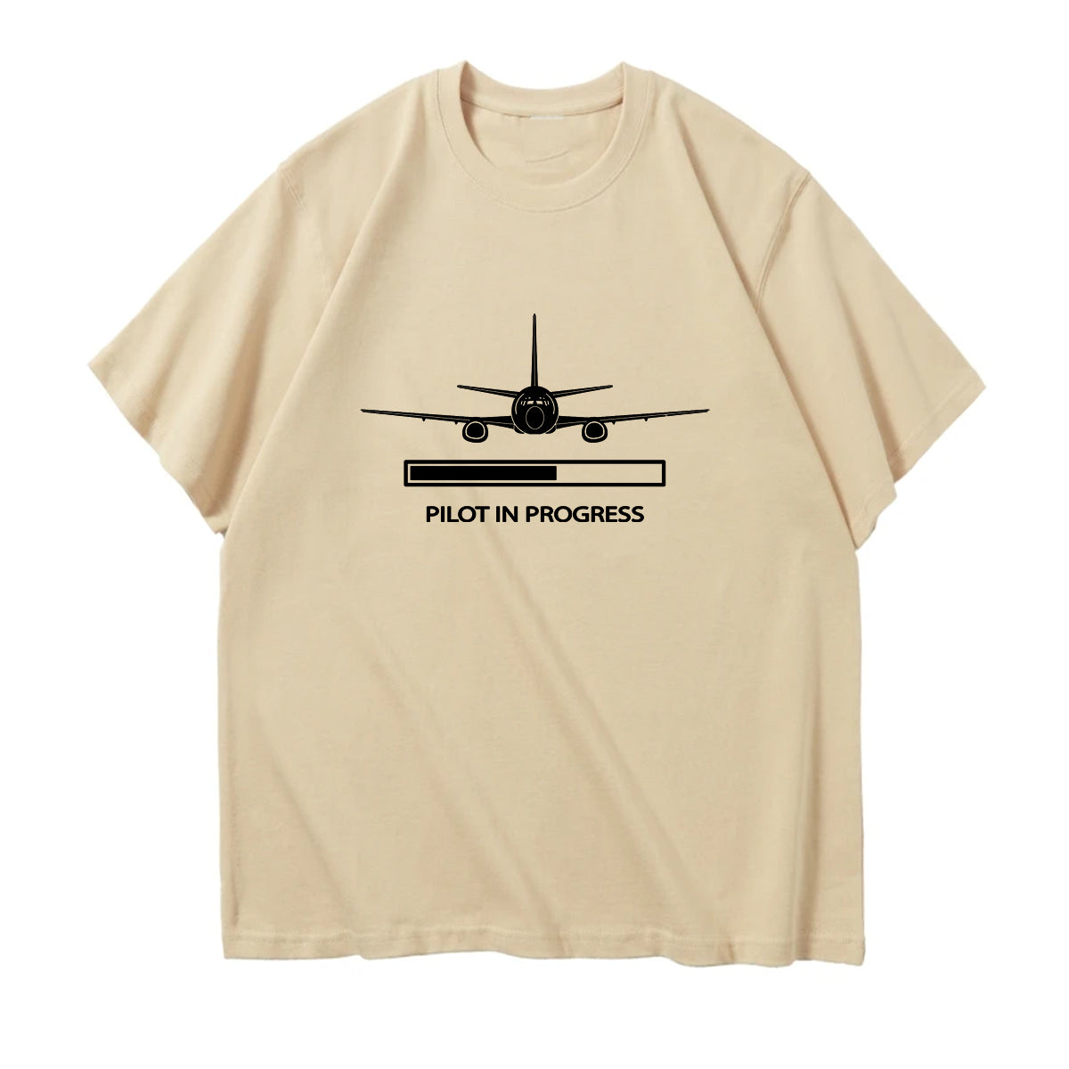 Pilot In Progress Designed Relax Fit T-Shirts