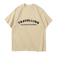 Thumbnail for Travelling All Around The World Designed Relax Fit T-Shirts
