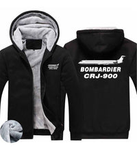 Thumbnail for Bombardier CRJ-900 Designed Zipped Sweatshirts