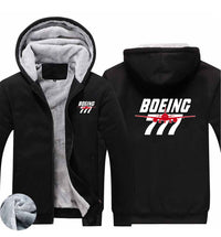 Thumbnail for Amazing Boeing 777 Designed Zipped Sweatshirts