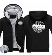 Thumbnail for %100 Original Aviator Designed Zipped Sweatshirts