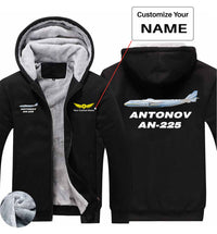 Thumbnail for The Antonov AN-225 Designed Zipped Sweatshirts