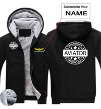Thumbnail for %100 Original Aviator Designed Zipped Sweatshirts