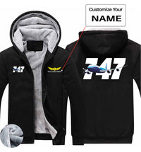 Thumbnail for Super Boeing 747 Designed Zipped Sweatshirts