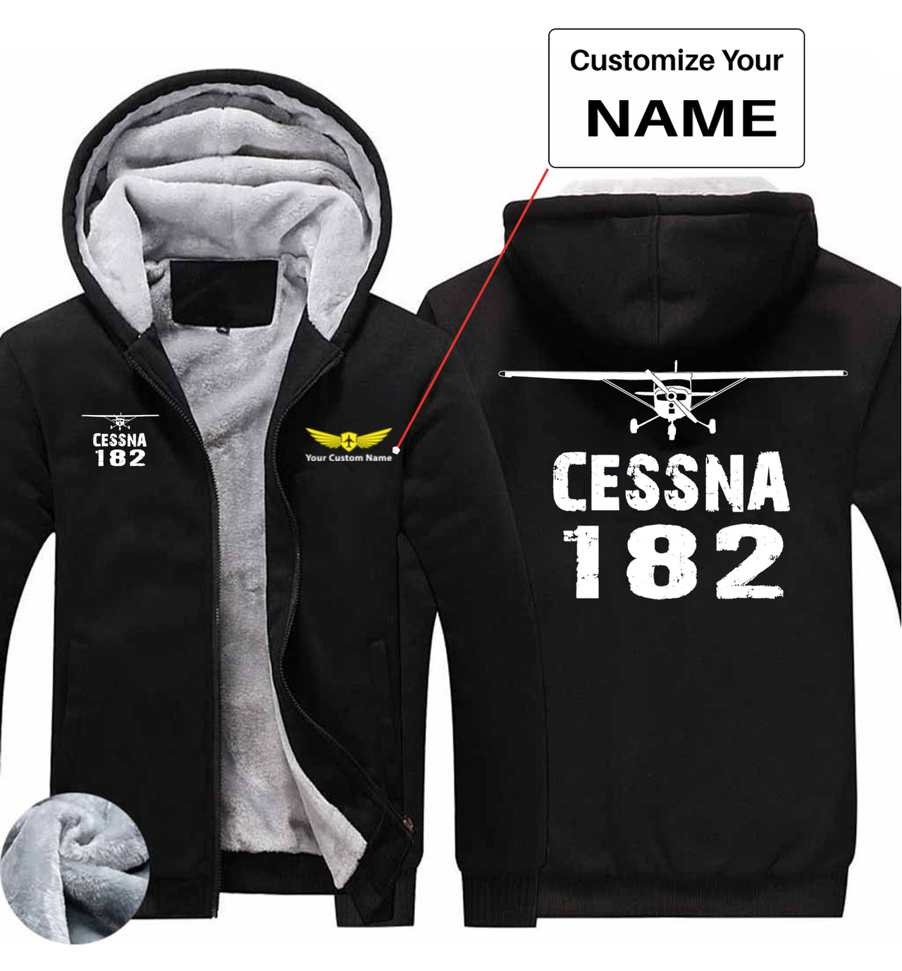 Cessna 182 sweatshirt from Aviation Shop