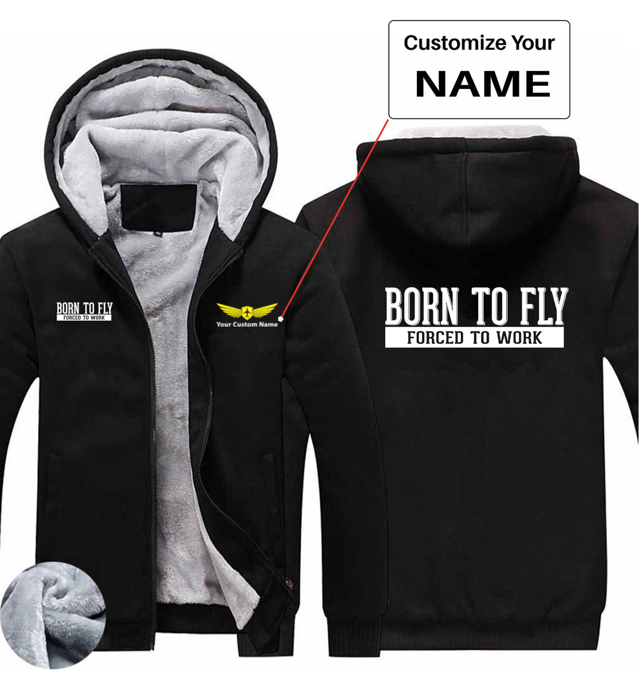 Born to Fly sweatshirt from Aviation Shop