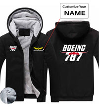 Thumbnail for Amazing Boeing 787 Designed Zipped Sweatshirts