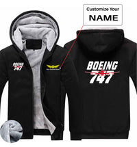 Thumbnail for Amazing Boeing 747 Designed Zipped Sweatshirts