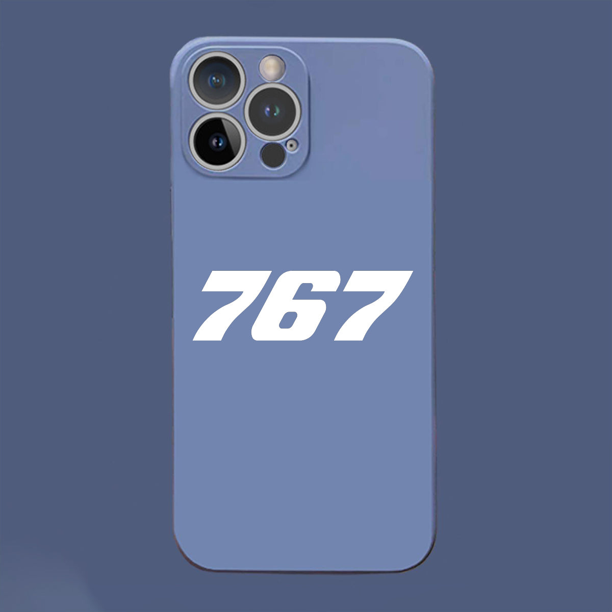 767 Flat Text Designed Soft Silicone iPhone Cases