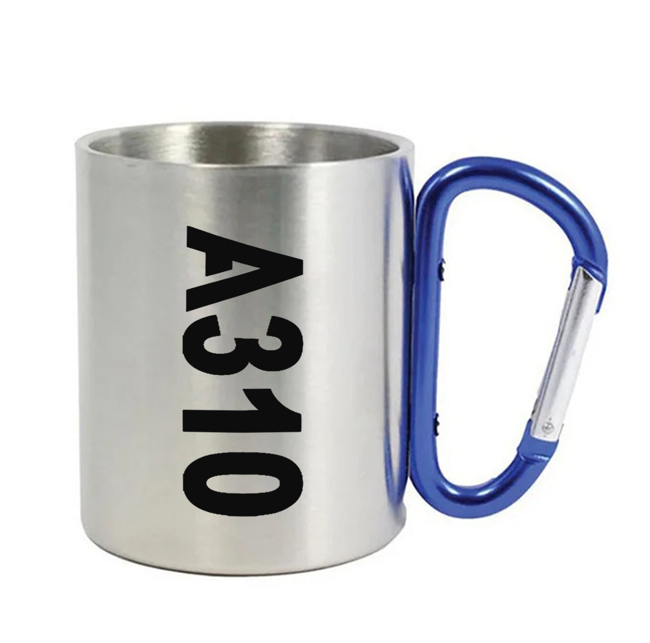 A310 Text Designed Stainless Steel Outdoors Mugs