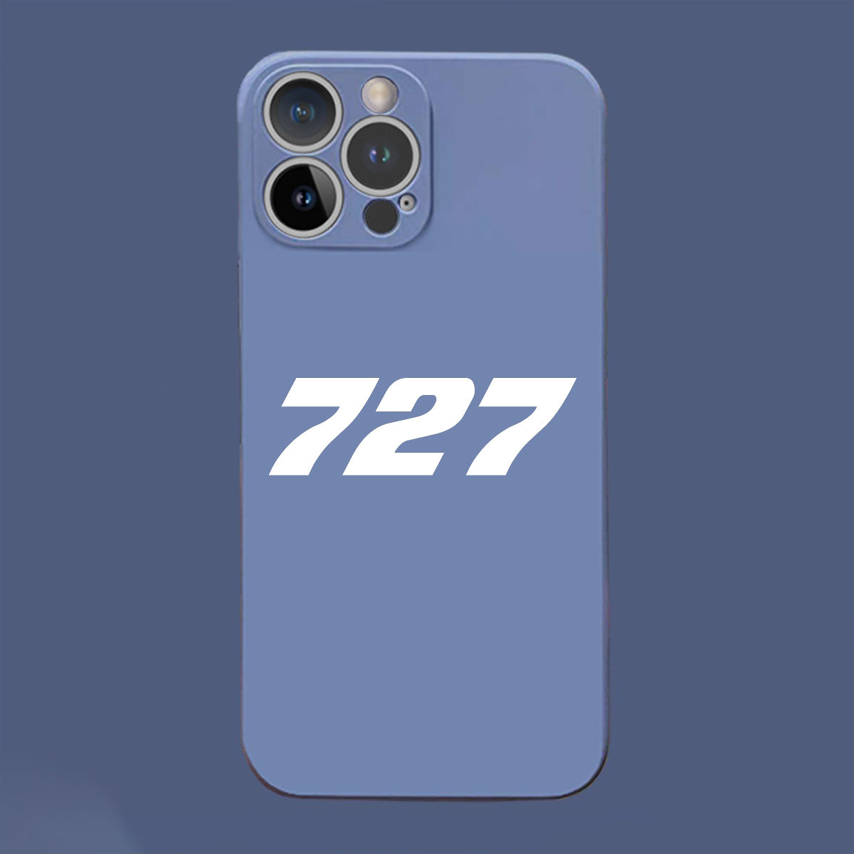 727 Flat Text Designed Soft Silicone iPhone Cases
