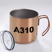 Thumbnail for A310 Flat Text Designed Stainless Steel Portable Mugs