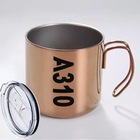 Thumbnail for A310 Text Designed Stainless Steel Portable Mugs