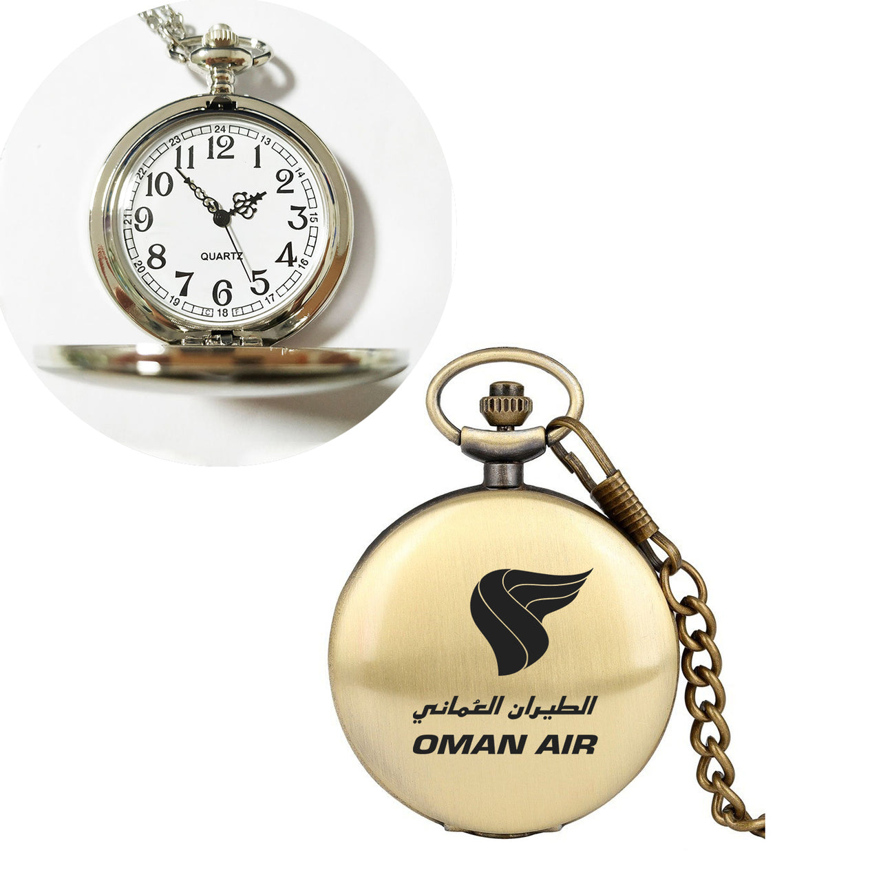Oman Airlines Designed Pocket Watches