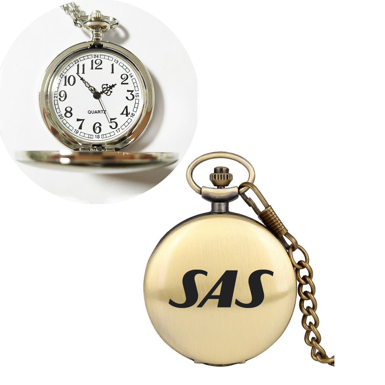 SAS Airlines Airlines Designed Pocket Watches