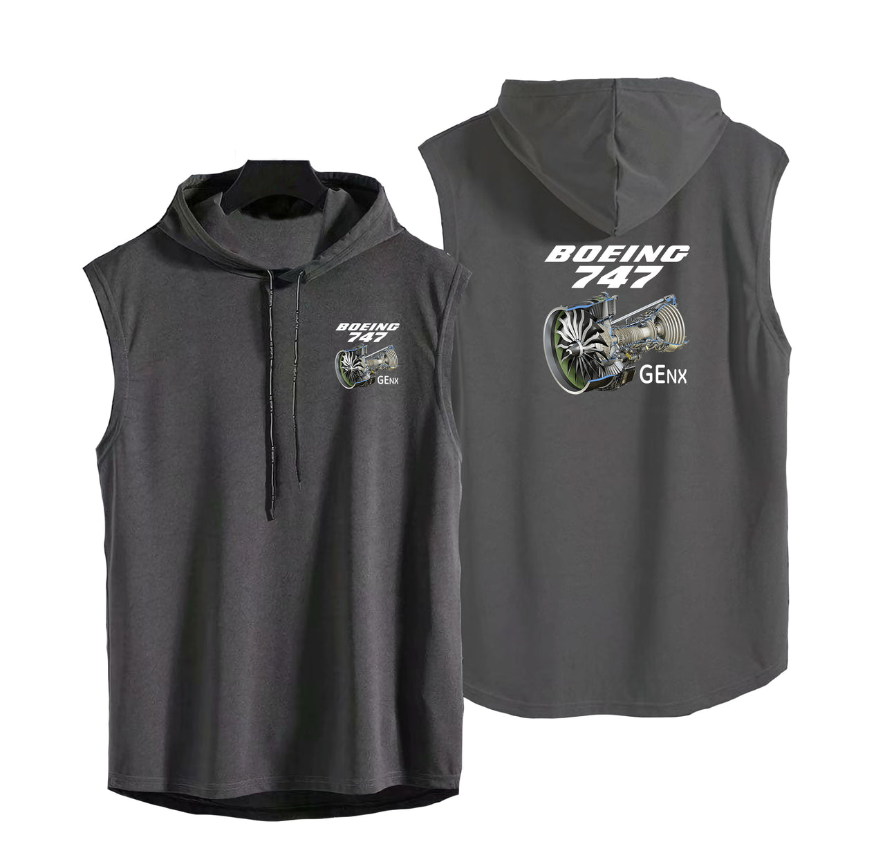 Boeing 747 & GENX Engine Designed Hooded Tank Tops
