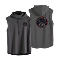 Thumbnail for Fighter Jet 16 - Death From Above Designed Hooded Tank Tops