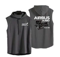 Thumbnail for Airbus A380 & Trent 900 Engine Designed Hooded Tank Tops