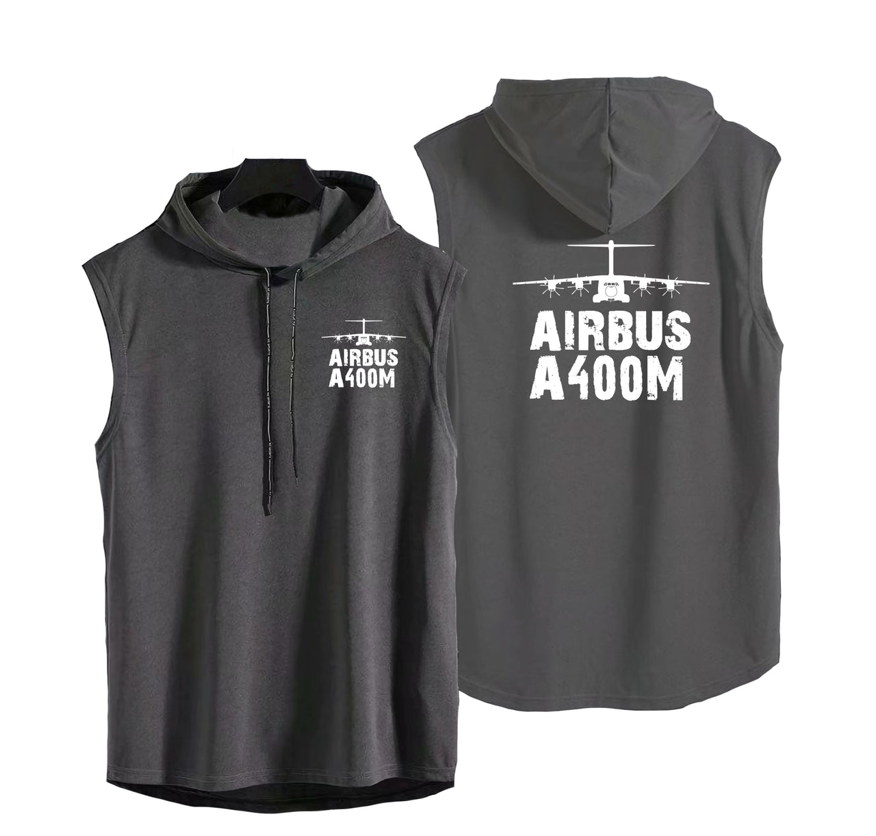 Airbus A400M & Plane Designed Hooded Tank Tops