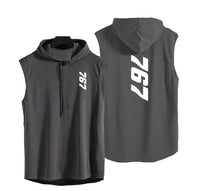 Thumbnail for Boeing 767 Text Designed Hooded Tank Tops