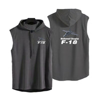 Thumbnail for The McDonnell Douglas F18 Designed Hooded Tank Tops