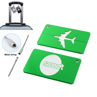 Thumbnail for Scoot Airlines Designed Aluminum Luggage Tags