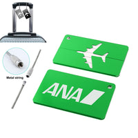 Thumbnail for All Nippon Airways Logo Designed Aluminum Luggage Tags