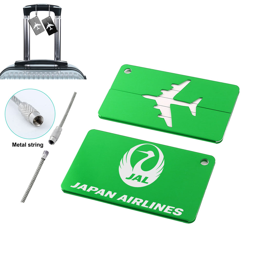 Japan Airlines Designed Aluminum Luggage Tags – Aviation Shop