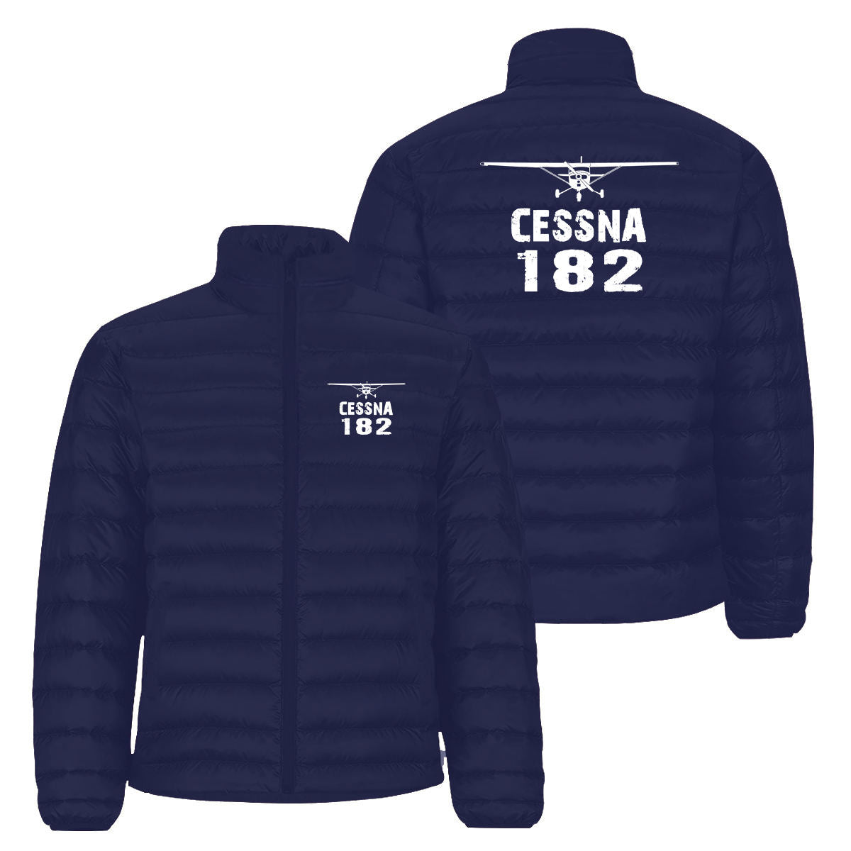 Cessna 182 & Plane Designed Padded Jackets