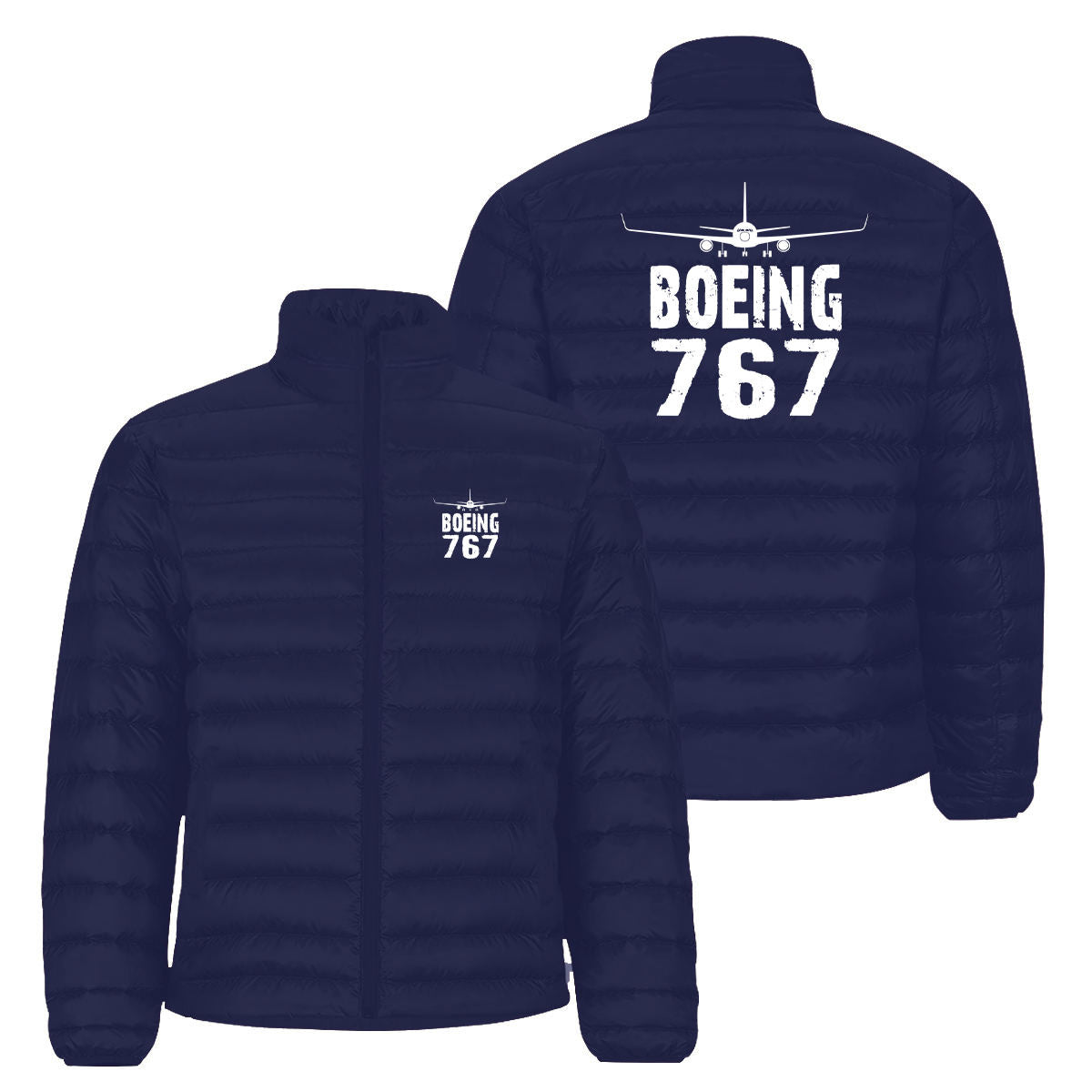 Boeing 767 & Plane Designed Padded Jackets