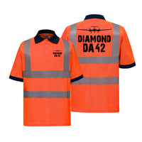 Thumbnail for Diamond DA42 & Plane Designed Reflective Polo T-Shirts