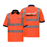 Thumbnail for The Embraer ERJ-190 Designed Reflective Polo T-Shirts
