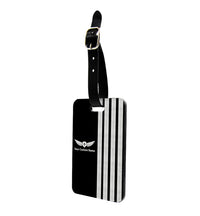 Thumbnail for Customizable Name & Badge & Silver Special Pilot Epaulettes (4,3,2 Lines) Designed Luggage Tag