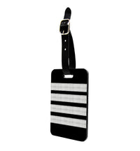 Thumbnail for Silver Pilot Epaulettes (4,3,2 Lines) Designed Luggage Tag