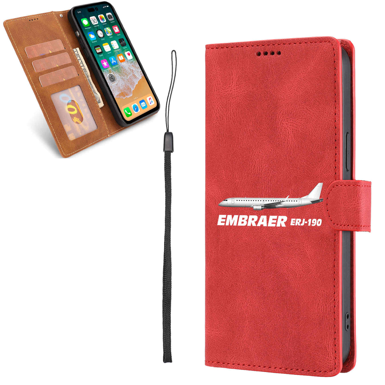 The Embraer ERJ-190 Leather Samsung A Cases