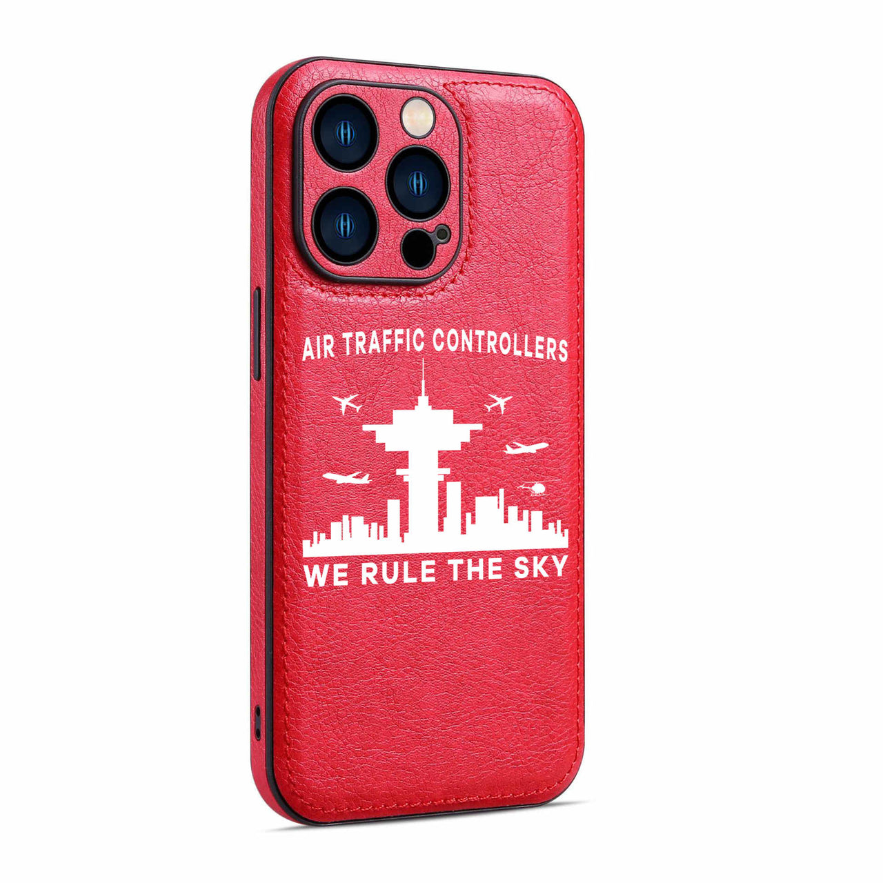 Air Traffic Controllers - We Rule The Sky Designed Leather iPhone Cases