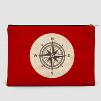 Thumbnail for Vintage Designed Compass Designed Zipper Pouch