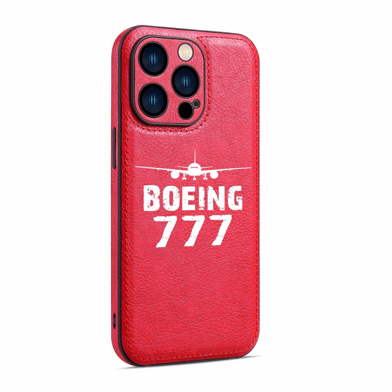 Boeing 777 & Plane Designed Leather iPhone Cases