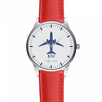 Thumbnail for Boeing 767 Designed Fashion Leather Strap Watches