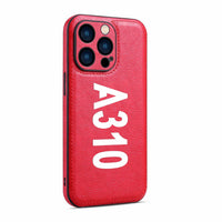 Thumbnail for A310 Text Designed Leather iPhone Cases