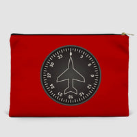 Thumbnail for Airplane Instruments (Heading 2) Designed Zipper Pouch