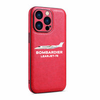 Thumbnail for The Bombardier Learjet 75 Designed Leather iPhone Cases