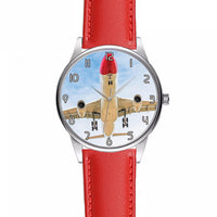 Thumbnail for Beautiful Airbus A330 on Approach copy Designed Fashion Leather Strap Watches