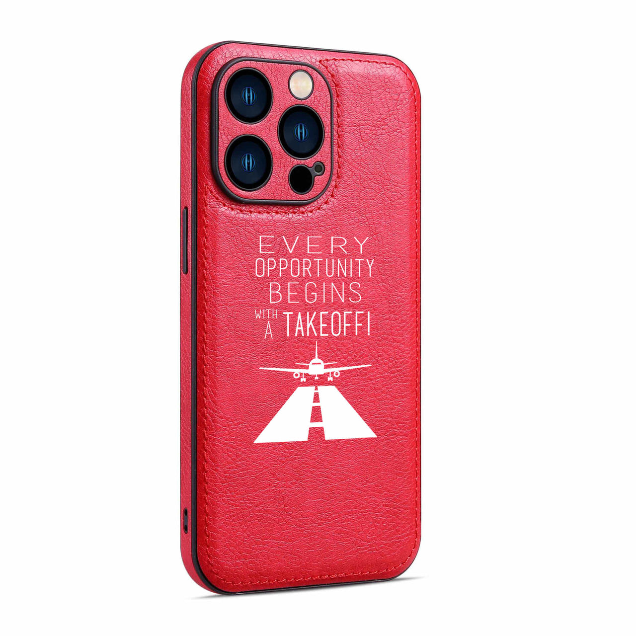 Every Opportunity Designed Leather iPhone Cases