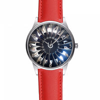 Thumbnail for Amazing Jet Engine Designed Fashion Leather Strap Watches