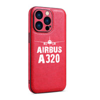 Thumbnail for Airbus A320 & Plane Designed Leather iPhone Cases